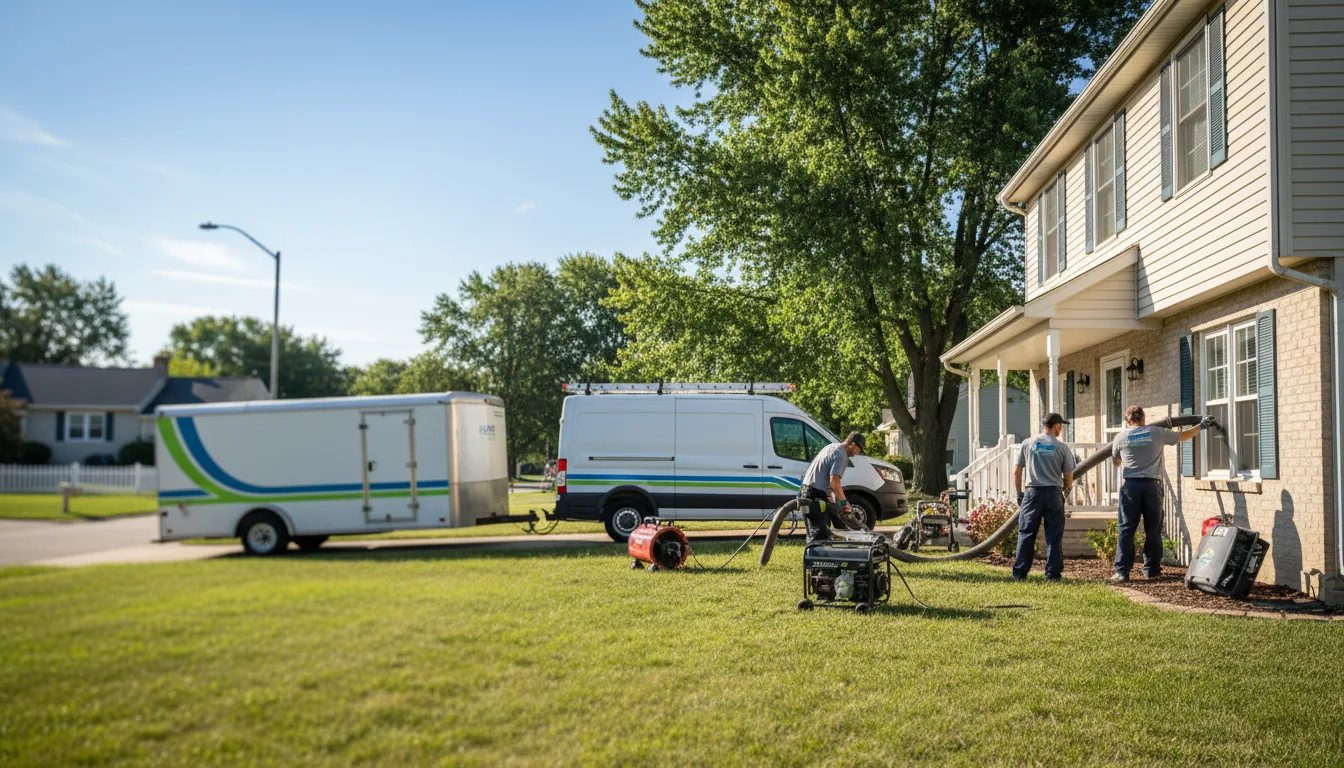 Flooded Basement Restoration And Cleanup With Repair in Brecksville, OH near me